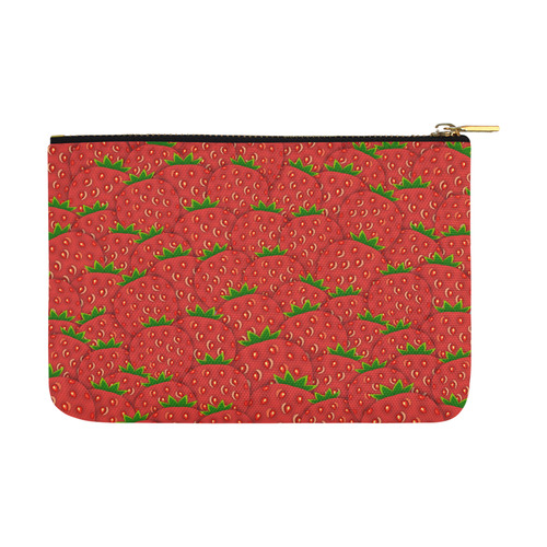 Strawberry Patch Carry-All Pouch 12.5''x8.5''