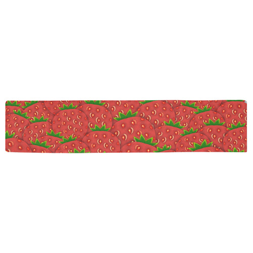Strawberry Patch Table Runner 16x72 inch