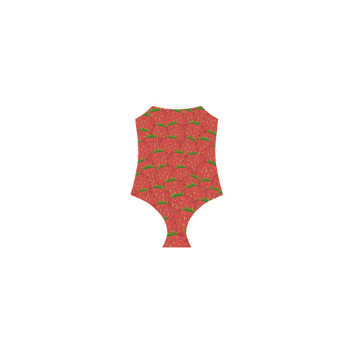 Strawberry Patch Strap Swimsuit ( Model S05)