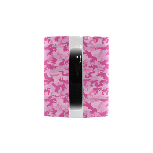 Shocking Pink Camouflage Pattern Custom Morphing Mug