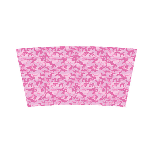 Shocking Pink Camouflage Pattern Bandeau Top