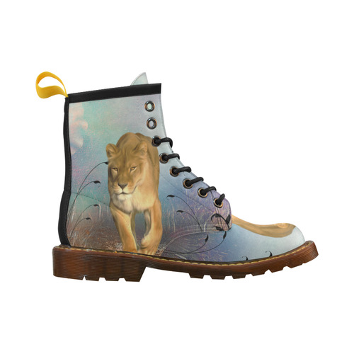 Wonderful lioness High Grade PU Leather Martin Boots For Women Model 402H