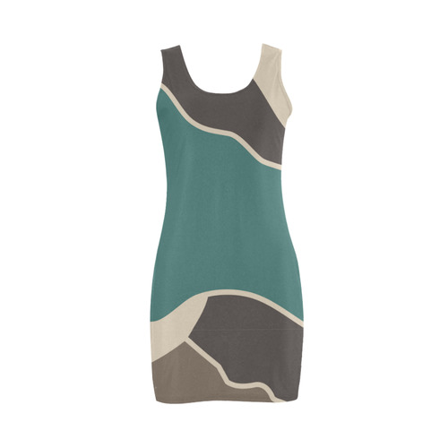 SIMPLE CAMO DRESS Medea Vest Dress (Model D06)