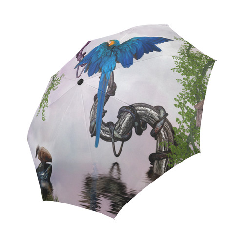 Awesome parrot Auto-Foldable Umbrella (Model U04)