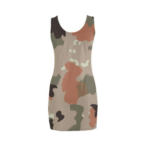 Desert Camouflage DRESS Medea Vest Dress (Model D06)