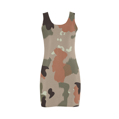 Desert Camouflage DRESS Medea Vest Dress (Model D06)
