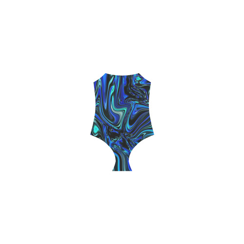 Liquid Blues Strap Swimsuit ( Model S05)