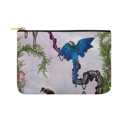 Awesome parrot Carry-All Pouch 12.5''x8.5''