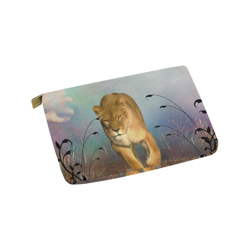 Wonderful lioness Carry-All Pouch 9.5''x6''