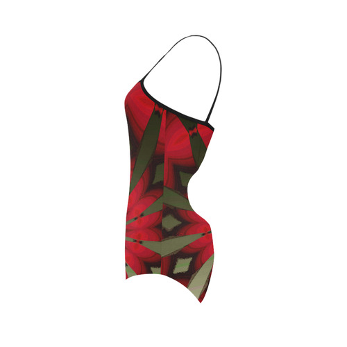 Diamond Coral Strap Swimsuit ( Model S05)