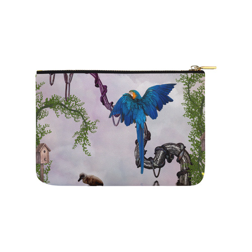 Awesome parrot Carry-All Pouch 9.5''x6''