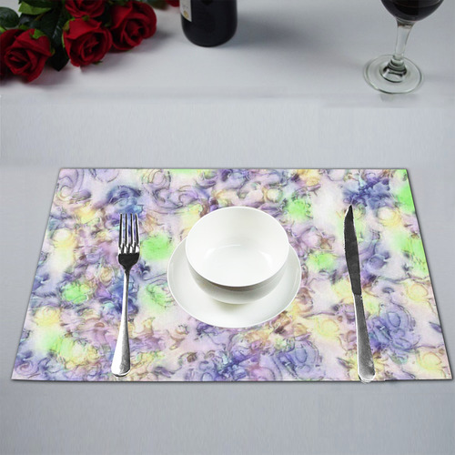 softly floral B by JamColors Placemat 12’’ x 18’’ (Six Pieces)