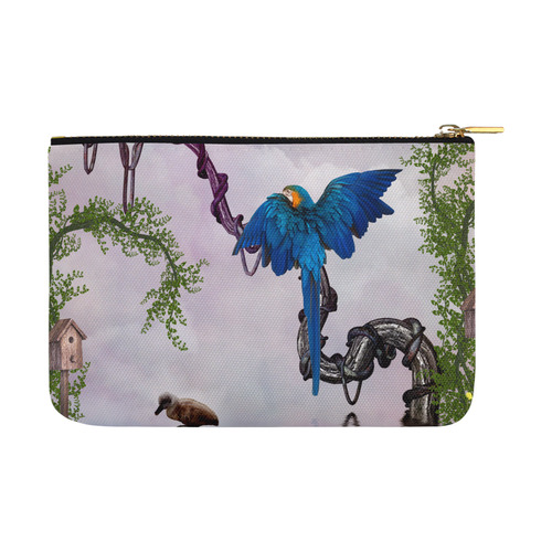 Awesome parrot Carry-All Pouch 12.5''x8.5''