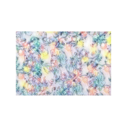 softly floral C by JamColors Placemat 12’’ x 18’’ (Set of 6)