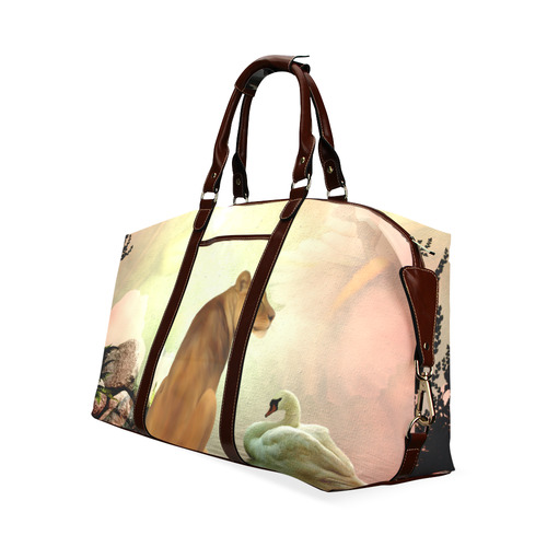 Awesome lioness in a fantasy world Classic Travel Bag (Model 1643) Remake