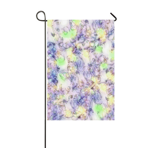 softly floral B by JamColors Garden Flag 12‘’x18‘’（Without Flagpole）
