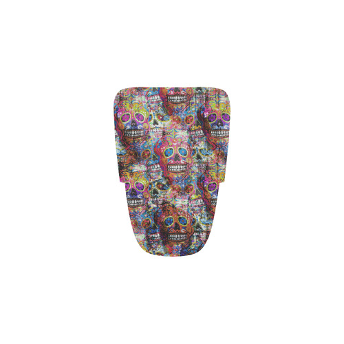 Colorfully Flower Power Skull Grunge Pattern Women’s Running Shoes (Model 020)