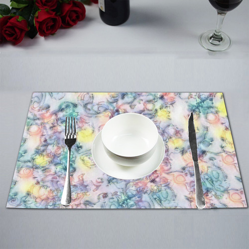 softly floral C by JamColors Placemat 12’’ x 18’’ (Set of 6)