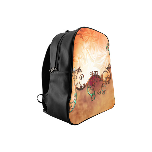 A touch of vintage, soft colors School Backpack (Model 1601)(Small)