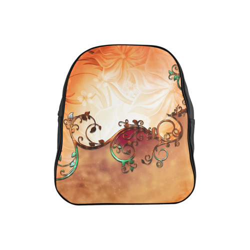 A touch of vintage, soft colors School Backpack (Model 1601)(Small)