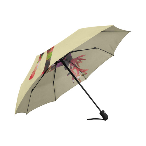 Abstract Floral Deer 2 Auto-Foldable Umbrella (Model U04)