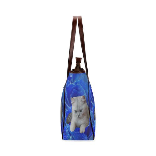 Cat and Rose Classic Tote Bag (Model 1644)