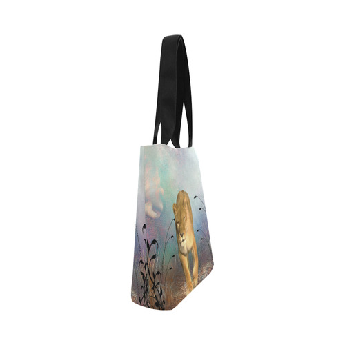 Wonderful lioness Canvas Tote Bag (Model 1657)