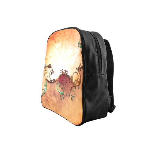 A touch of vintage, soft colors School Backpack (Model 1601)(Small)