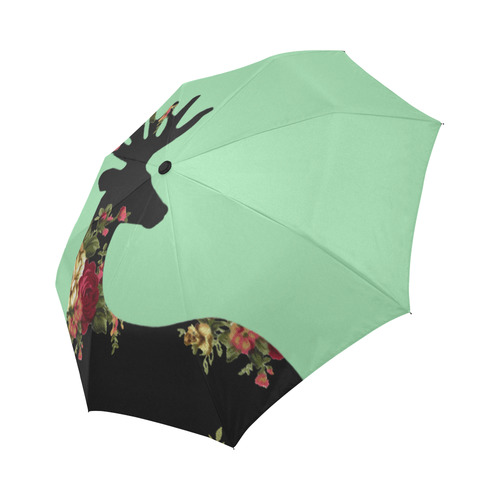 Abstract Floral Deer 1 Auto-Foldable Umbrella (Model U04)