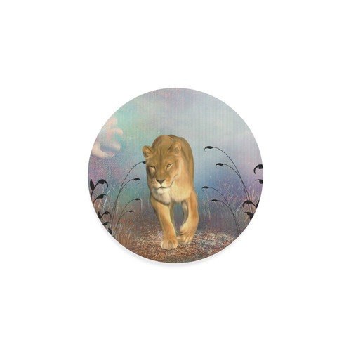 Wonderful lioness Round Coaster