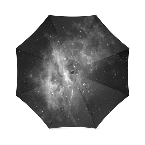 Galaxy Gray Gothic Print Foldable Umbrella (Model U01)