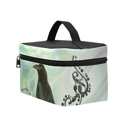 Raven with flowers Lunch Bag/Large (Model 1658)