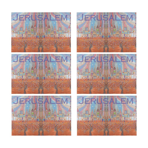 Jerusalem 3 Placemat 12’’ x 18’’ (Set of 6)
