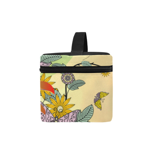 Toucan with flowers Lunch Bag/Large (Model 1658)