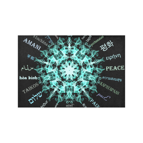 peace-mandala 1- Placemat 12’’ x 18’’ (Set of 2)