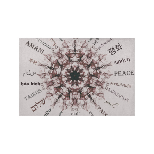 peace-mandala 1-2 Placemat 12’’ x 18’’ (Set of 2)