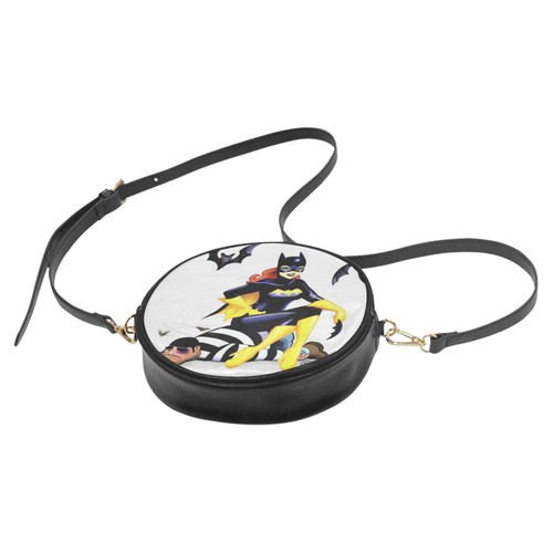 sexy bat lady Round Sling Bag (Model 1647)