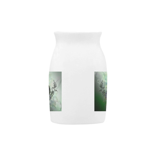 Raven with flowers Milk Cup (Large) 450ml
