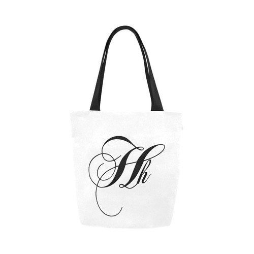 Alphabet H - Jera Nour Canvas Tote Bag (Model 1657)