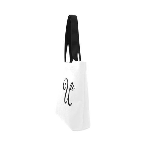 Alphabet U - Jera Nour Canvas Tote Bag (Model 1657)