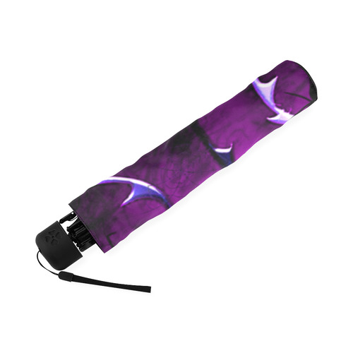 skellington in purple Foldable Umbrella (Model U01)