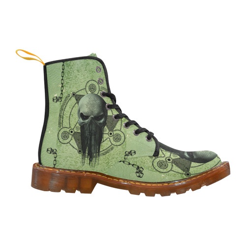 Scary skull Martin Boots For Women Model 1203H