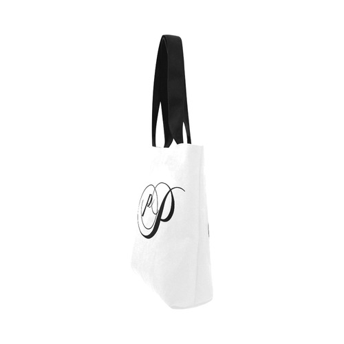 Alphabet P - Jera Nour Canvas Tote Bag (Model 1657)