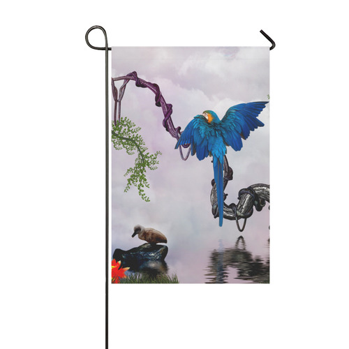 Awesome parrot Garden Flag 12‘’x18‘’（Without Flagpole）