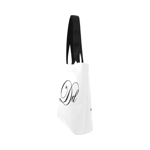 Alphabet D - Jera Nour Canvas Tote Bag (Model 1657)