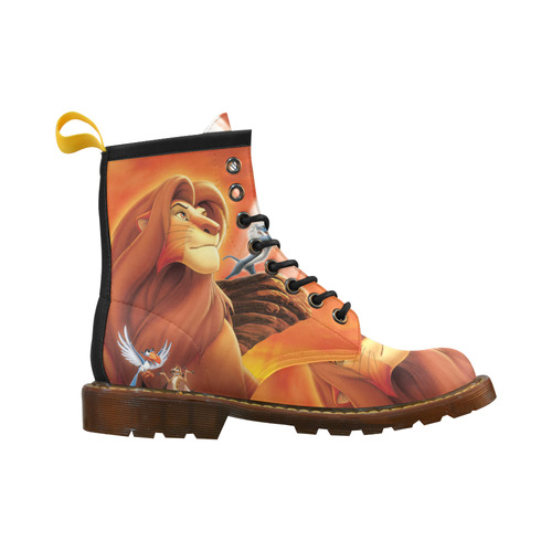 lion king High Grade PU Leather Martin Boots For Women Model 402H