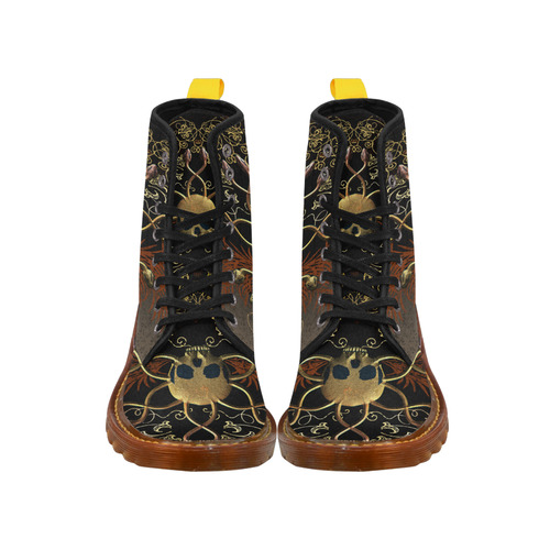 Amazing skull Martin Boots For Women Model 1203H