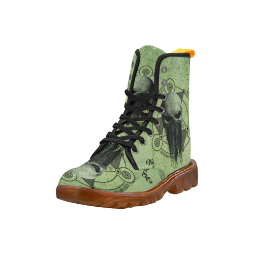 Scary skull Martin Boots For Women Model 1203H