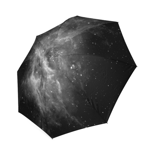 Galaxy Gray Gothic Print Foldable Umbrella (Model U01)