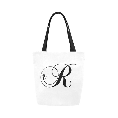 Alphabet R - Jera Nour Canvas Tote Bag (Model 1657)